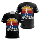 Polo Pétanque Noir Personnalisé – C’est Maintenant Vintage - T-Shirt Femme