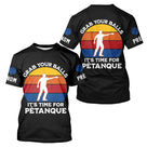 Polo Pétanque Noir Personnalisé – C’est Maintenant Vintage - T-Shirt Homme