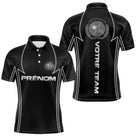 Polo Pétanque Noir Personnalisé Équipe -Joueur Boules - Polo Homme