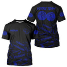 Polo Pétanque Original – Motifs Boules Électrique - T-Shirt Homme