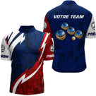 Polo Pétanque Passion Boules - Design Français Homme Femme - Polo Zippé Homme