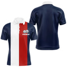 Polo Pétanque Personalise - Design Vector Tricolore Prenom - Polo Homme