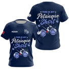 Polo Pétanque Personnalisé - Marine Cadeau Bouliste - T-Shirt Femme