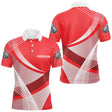 Polo Pétanque Personnalisé - Rouge Boules Prénom Rayé - Polo Homme