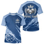 Polo Pétanque Personnalisé Bleu - Idée Cadeau Boulistes - T-Shirt Homme