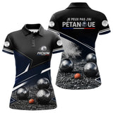 Polo Pétanque Personnalisé Bleu - J'peux Pas J'ai - Polo Femme