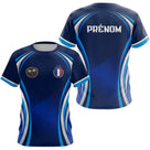 Polo Pétanque Personnalisé Bleu France - Cadeau Bouliste Homme Femme - T-Shirt Femme