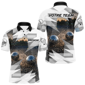 Polo Pétanque Personnalisé – Dynamique Performance Terrain - Polo Homme