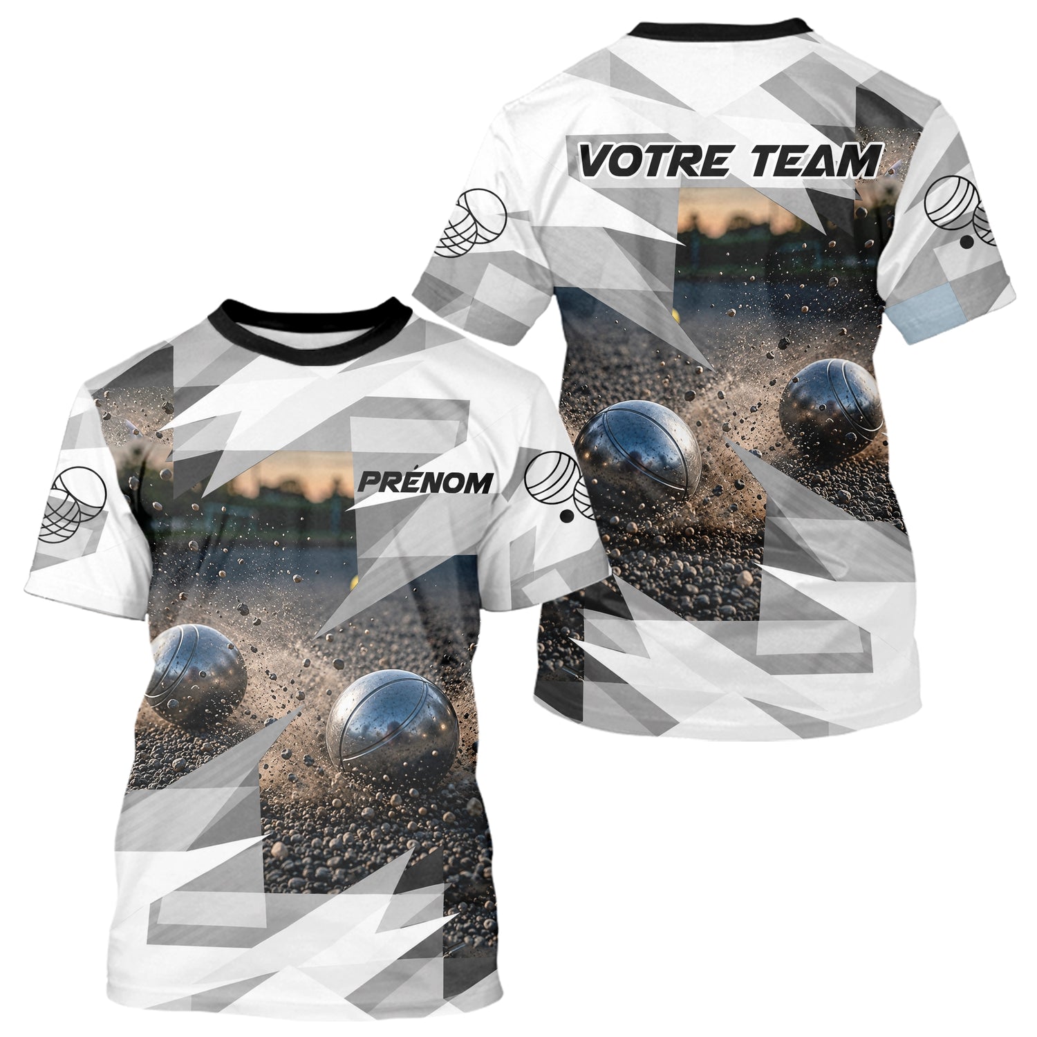 Polo Pétanque Personnalisé – Dynamique Performance Terrain - T-Shirt Homme