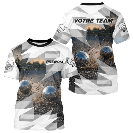Polo Pétanque Personnalisé – Dynamique Performance Terrain - T-Shirt Homme