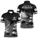 Polo Pétanque Personnalisé Noir - J'peux Pas J'ai - Polo Homme