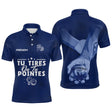 Polo Pétanque Personnalisé Prénom - Bleu Marine Tu Tires - Polo Homme