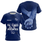 Polo Pétanque Personnalisé Prénom - Bleu Marine Tu Tires - T-Shirt Femme