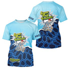 Polo Pétanque Personnalisé « Super Papi Bouliste » – Bleu Ciel & Marine - T-Shirt Homme
