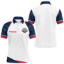 Polo Pétanque Personnalisé Tricolore - Bleu Blanc Rouge Boules - Polo Homme