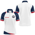 Polo Pétanque Personnalisé Tricolore - Bleu Blanc Rouge Boules - Polo Homme