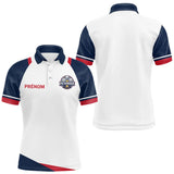 Polo Pétanque Personnalisé Tricolore - Bleu Blanc Rouge Boules - Polo Homme