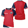 Polo Pétanque Personnalisé Tricolore - Bleu Rouge Boules - T-Shirt Homme
