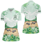 Polo Pétanque Personnalisé Vert Trèfle - Boules Royal Homme Femme - Polo Zippé Femme