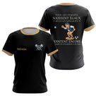 Polo Pétanque Premium Noir Doré – Style Vrais Champions - T-Shirt Femme