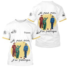 Polo Pétanque Rétro Personnalisable - Blanc Homme Femme - T-Shirt Homme