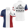 Polo Pétanque Retraité Personnalisé - Drapeau Français Couleurs - Polo Homme