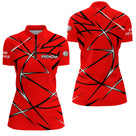 Polo Pétanque Rouge Personnalisé - Boutique Homme Femme - Polo Zippé Femme