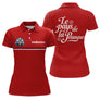 Polo Pétanque Rouge Personnalisé - Le Pays De La Boules - Polo Femme