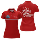 Polo Pétanque Rouge Personnalisé - Le Pays De La Boules - Polo Femme
