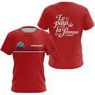 Polo Pétanque Rouge Personnalisé - Le Pays De La Boules - T-Shirt Femme