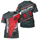 Polo Pétanque Rouge et Noir - Style Équipe Homme Femme - T-Shirt Homme