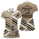 Polo Pétanque Sable Beige Personnalisé - Bouliste Un Jour - Polo Femme