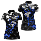Polo Pétanque Sportif - Design Éclair Personnalisable - Polo Femme
