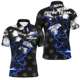 Polo Pétanque Sportif - Design Éclair Personnalisable - Polo Homme