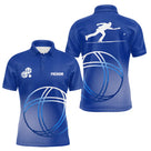 Polo Pétanque Sportif Bleu Royal - Prénom & Équipe - Polo Homme