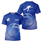 Polo Pétanque Sportif Bleu Royal - Prénom & Équipe - T-Shirt Homme