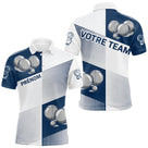 Polo Pétanque Sportif Chic - Bleu Marine Prénom & Équipe - Polo Homme