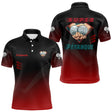 Polo Pétanque Super Joueur - Personnalisé Noir & Rouge - Polo Homme