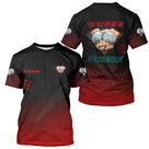 Polo Pétanque Super Joueur - Personnalisé Noir & Rouge - T-Shirt Homme
