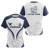 Polo Pétanque Sur Mesure - Boules Équipe Personnalisé - T-Shirt Femme