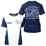 Polo Pétanque "Tire ou Pointe" Bleu & Blanc - Cadeau Bounlistes - T-Shirt Homme
