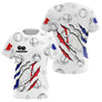 Polo Pétanque Tricolore Boules - Design Effet Griffé - T-Shirt Femme