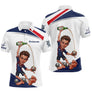 Polo Pétanque Tricolore Homme Personnalisé - Bleu Blanc Rouge - Polo Homme