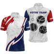 Polo Pétanque Tricolore Personnalisé - Design Boules Équipe - Polo Homme