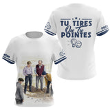 Polo Pétanque Tu Tires Blanc  - Le Cadeau Idéal - T-Shirt Femme