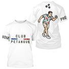 Polo Pétanque Vacances Boules - Hawaïen Blanc Personnalisé - T-Shirt Homme