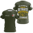 Polo Pétanque Vert Olive - L’Heure Retraite Personnalisé - T-Shirt Femme