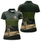 Polo Pétanque Vert Olive Personnalisé Joueur - Homme Femme - Polo Femme