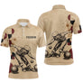 Polo Pétanque Vintage Beige - Homme Femme Personnalisé - Polo Homme
