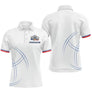 Polo Pétanque Équipe Personnalisé - Style Français Blanc - Polo Homme